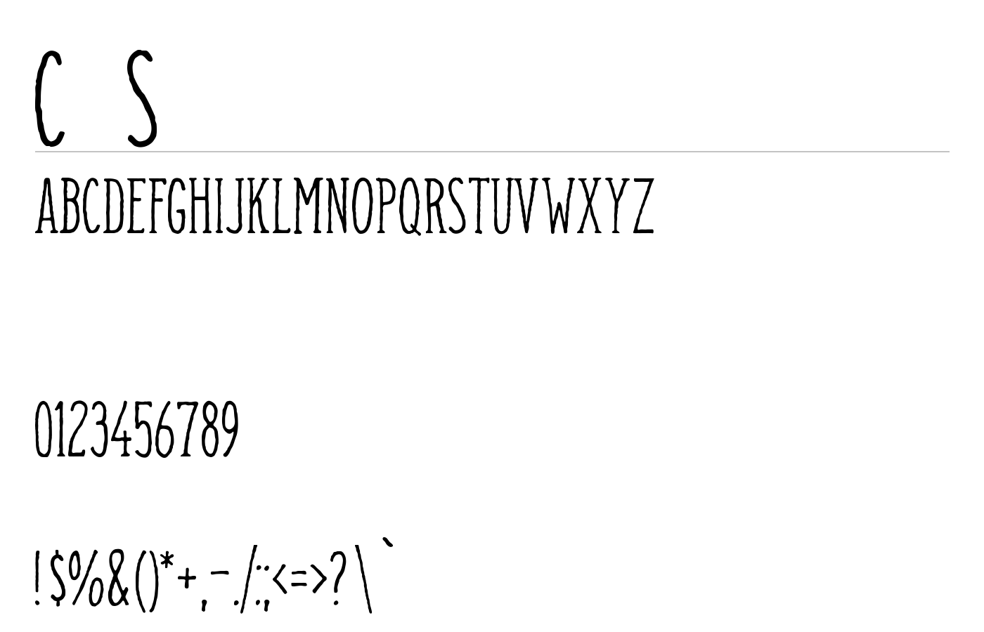 Camargue Serif Font preview