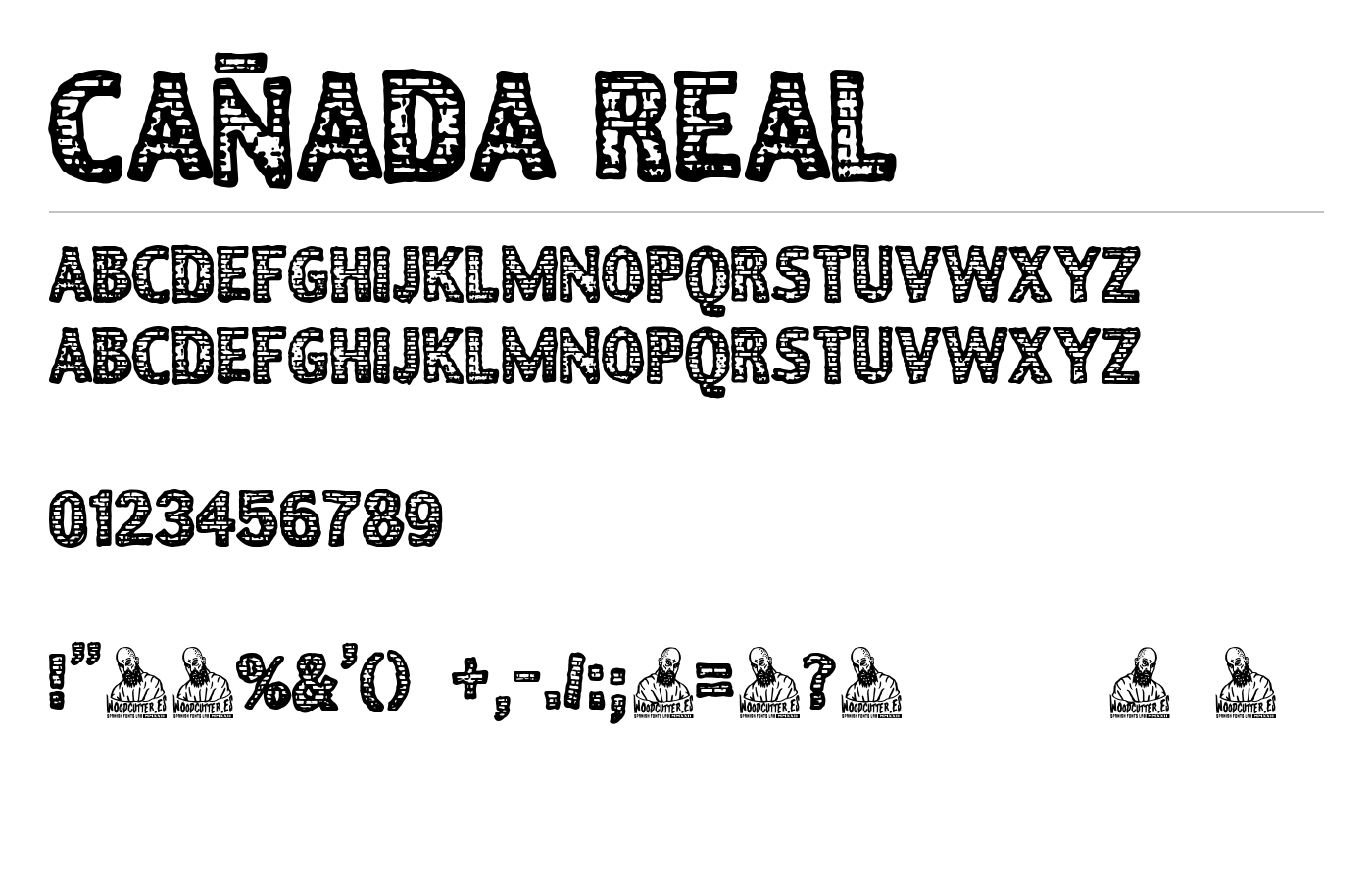 Cañada Real Font preview