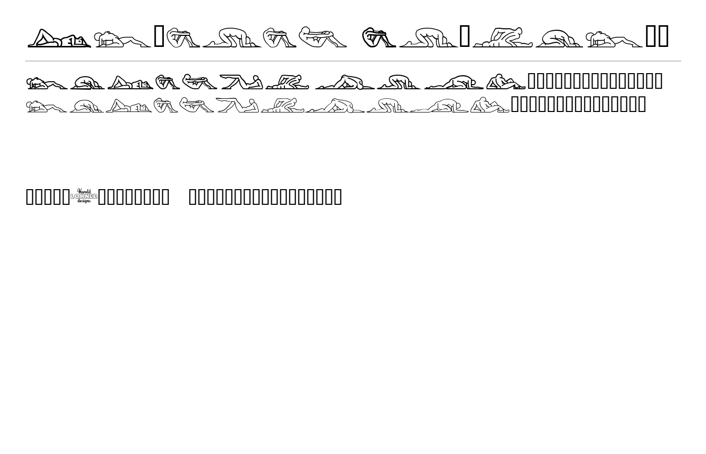 Candide Dingbats Font preview