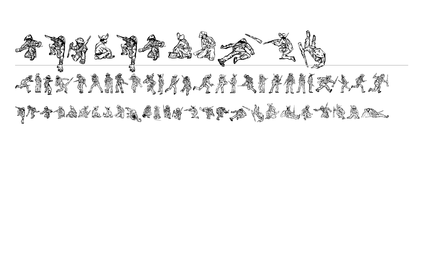 cangaceiros Font preview