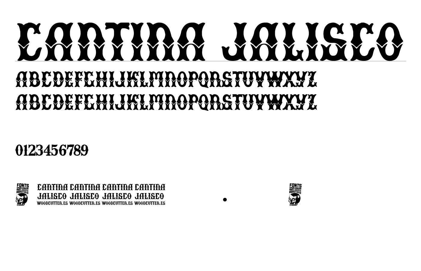 Cantina Jalisco Font preview