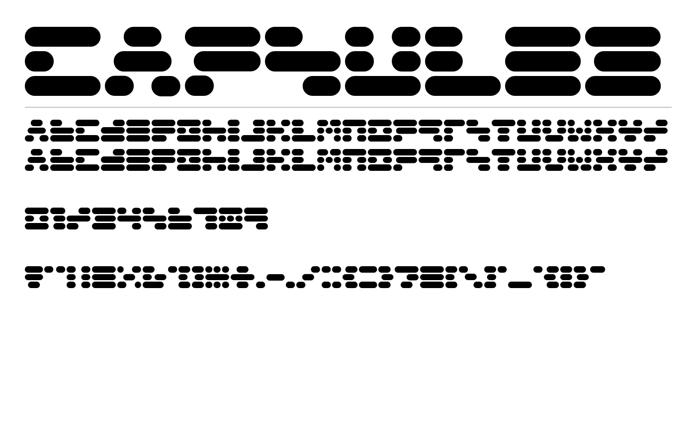 Capsule3 Font preview