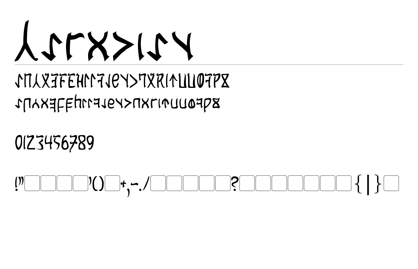 Cardosan Font preview