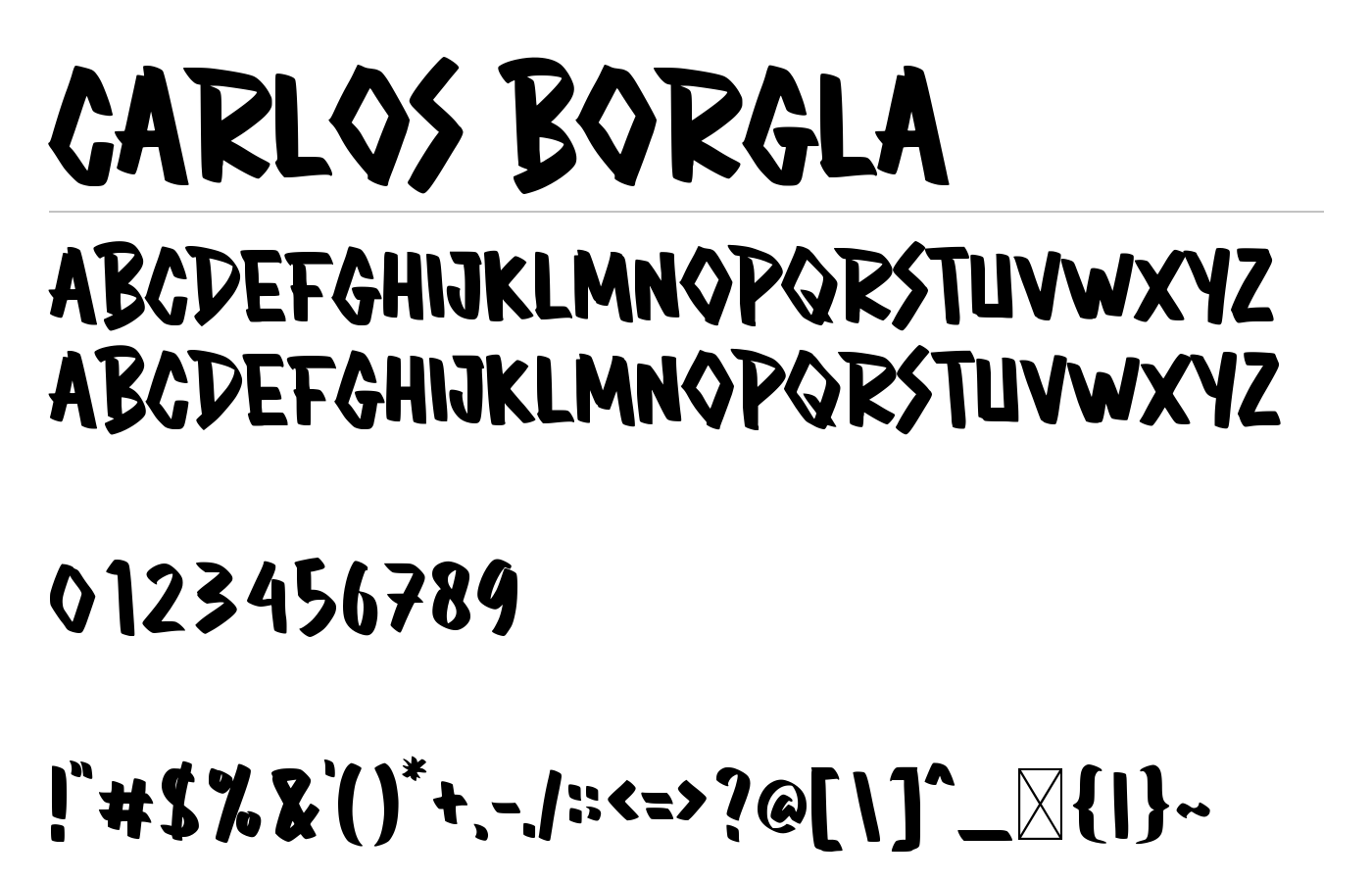 Carlos Borgla Font preview