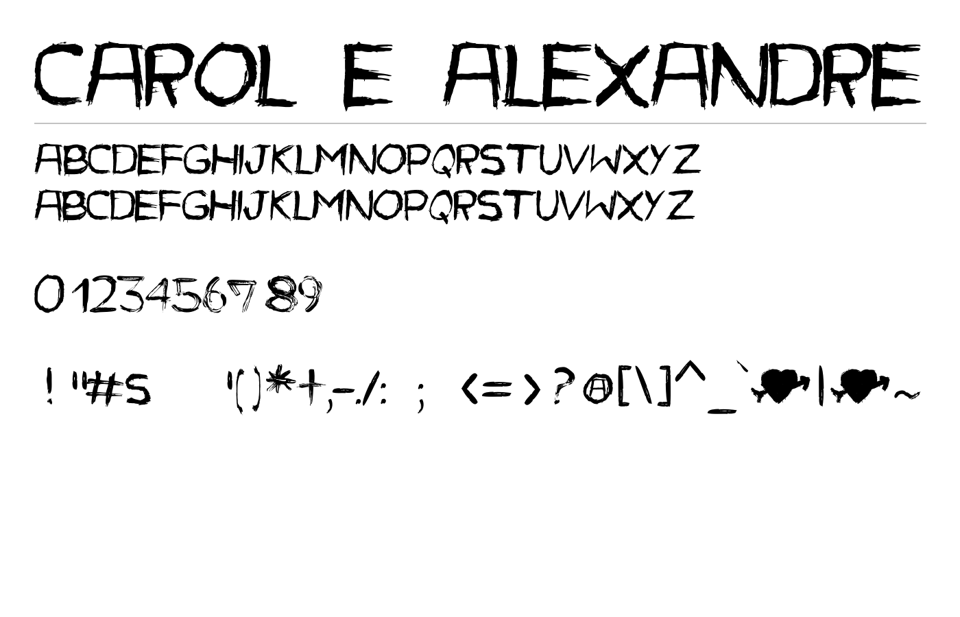 Carol e Alexandre Font preview