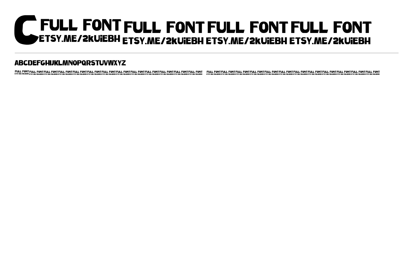 Carson Font preview