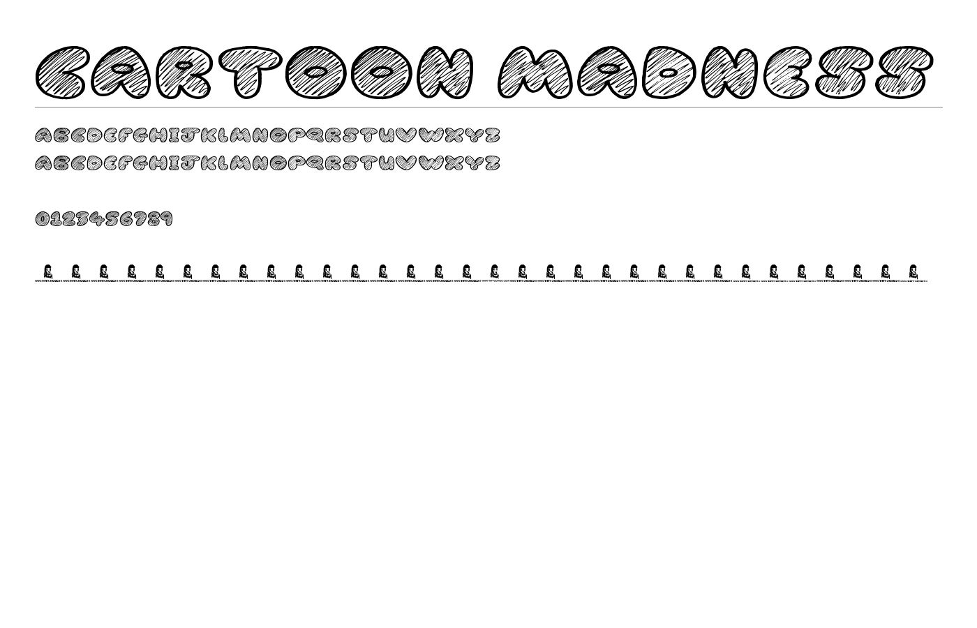 Cartoon Madness Font preview