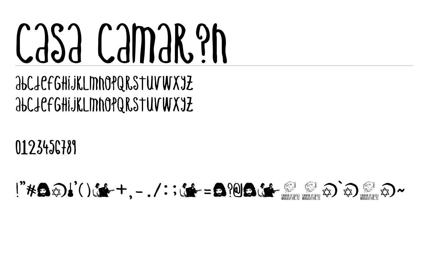Casa Camarón Font preview