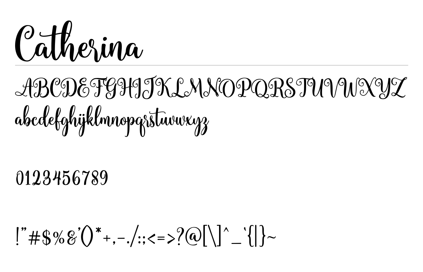 Catherina Font preview
