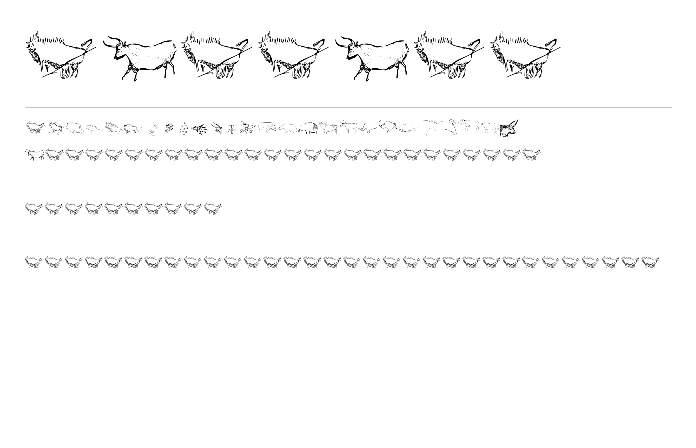 caveart Font preview