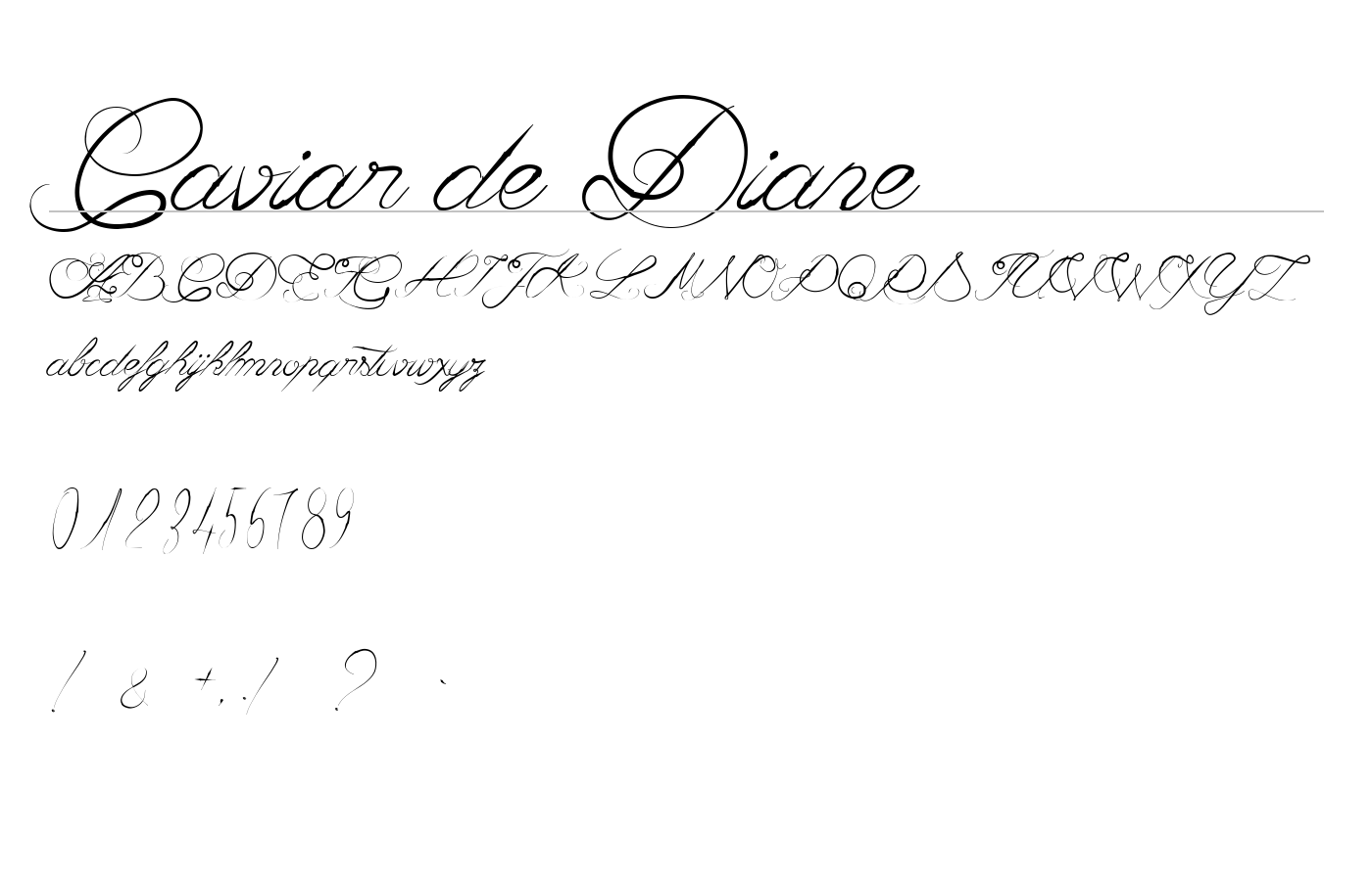 Caviar de Diane Font preview