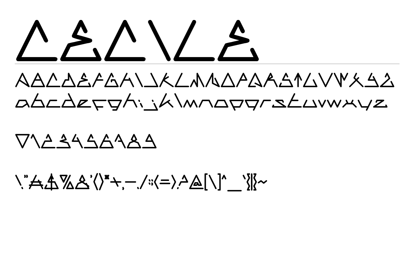 CECILE Font preview
