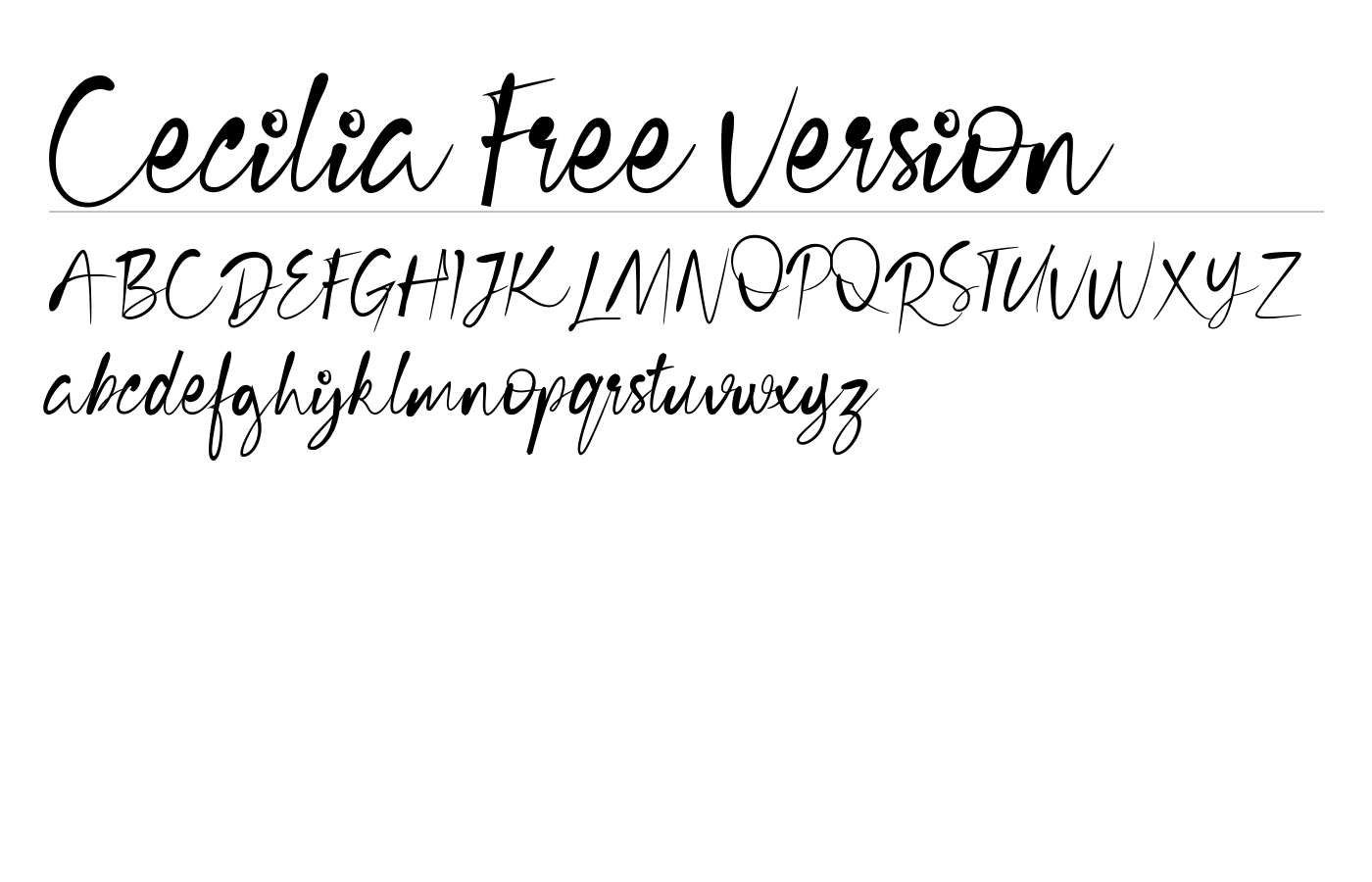 Cecillia Font preview