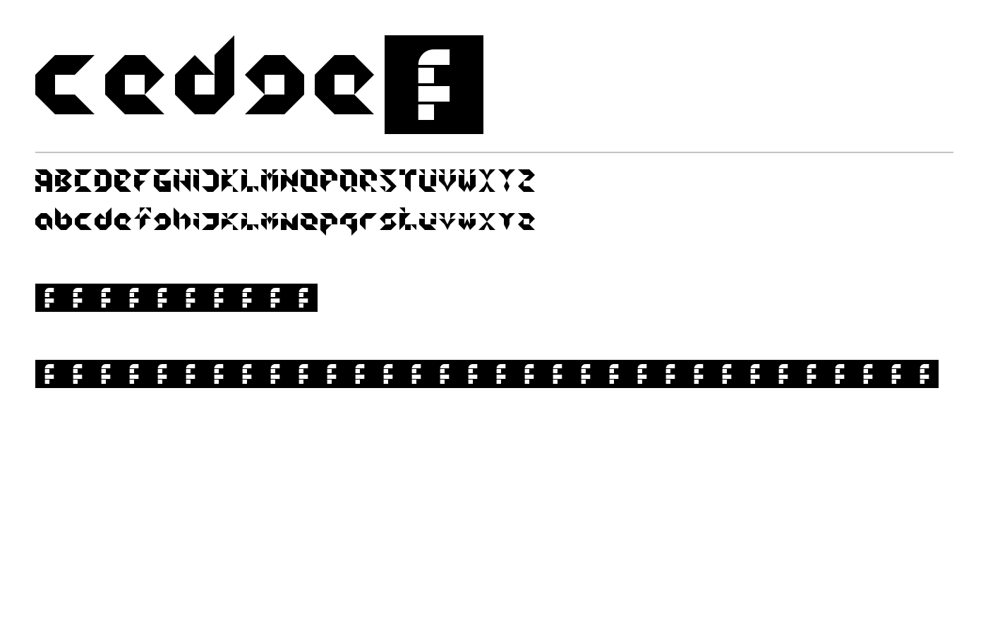 cedge1 Font preview