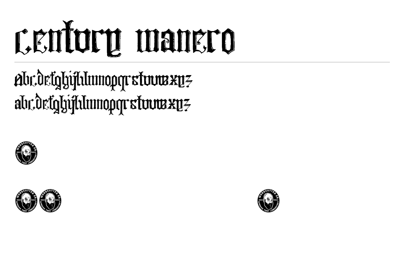 Century Manero Font preview