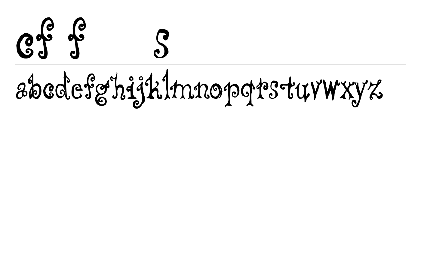 CF Fredo Style Font preview