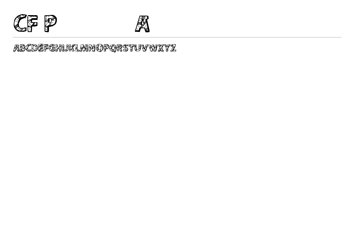 CF Peru Adventure Font preview