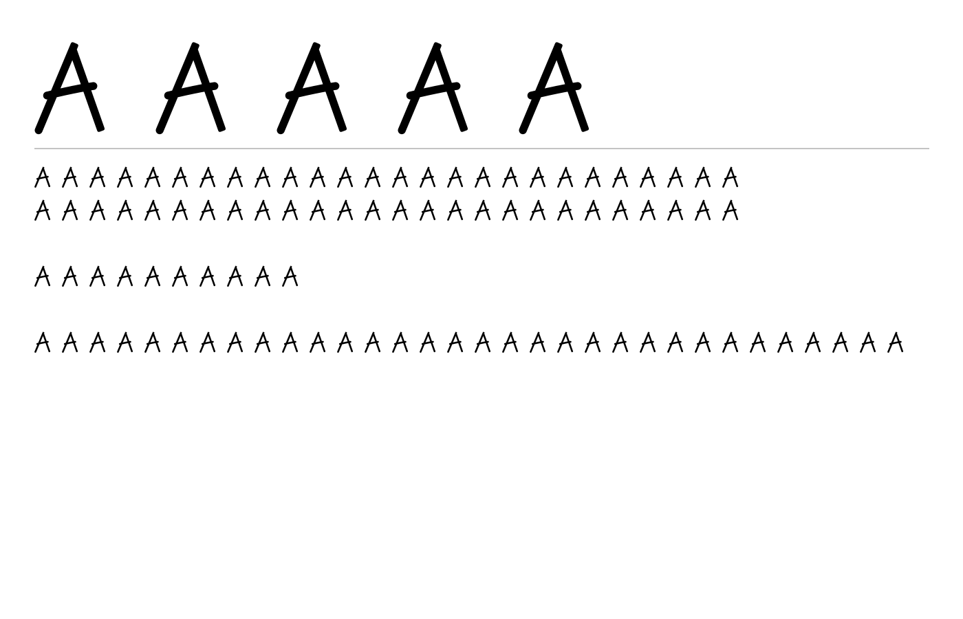 Chaca Font preview