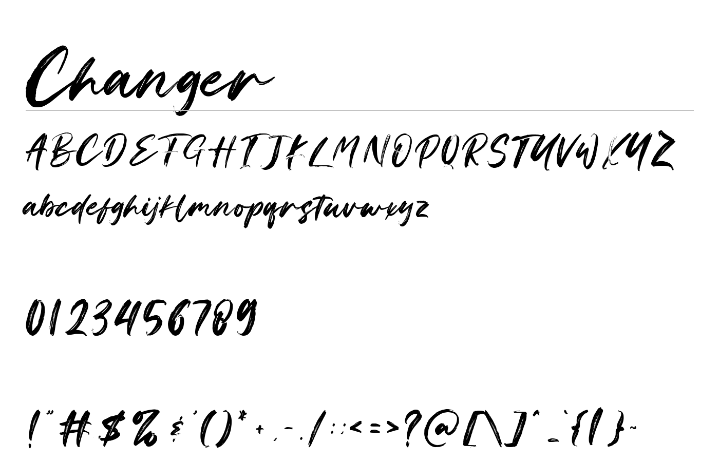 Changer Font preview