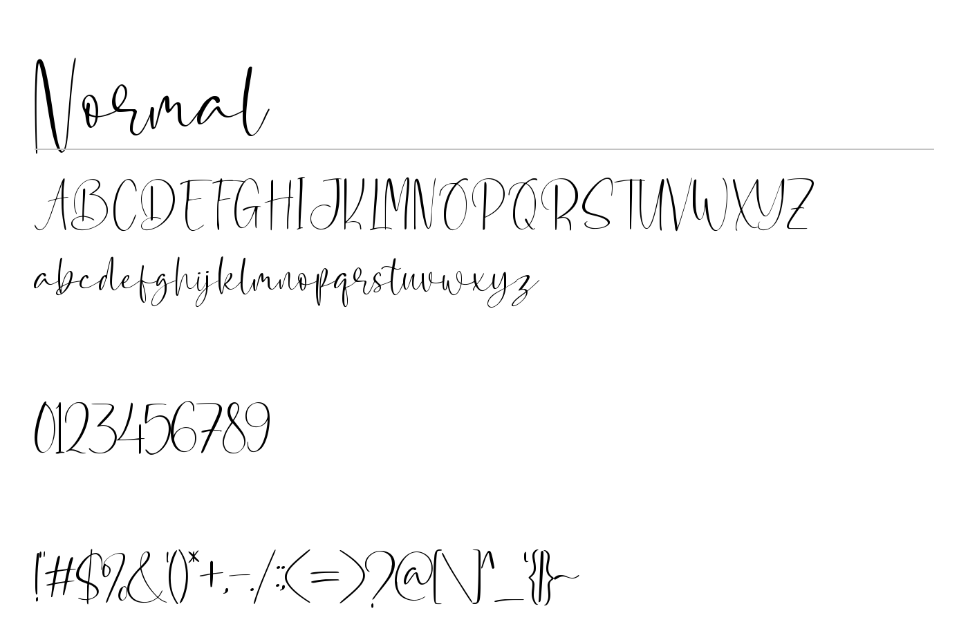 Changetime Font preview