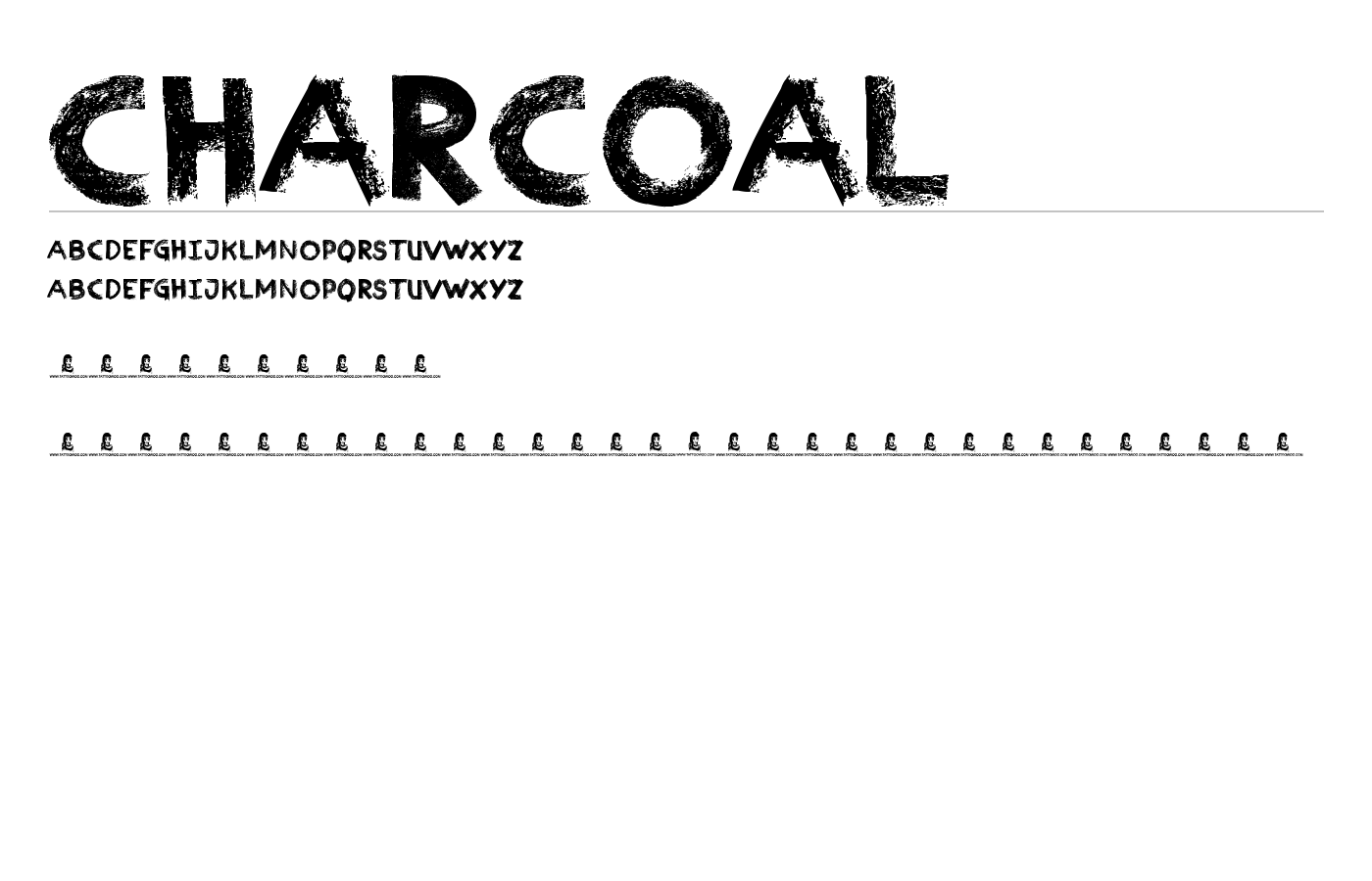 Charcoal Font preview