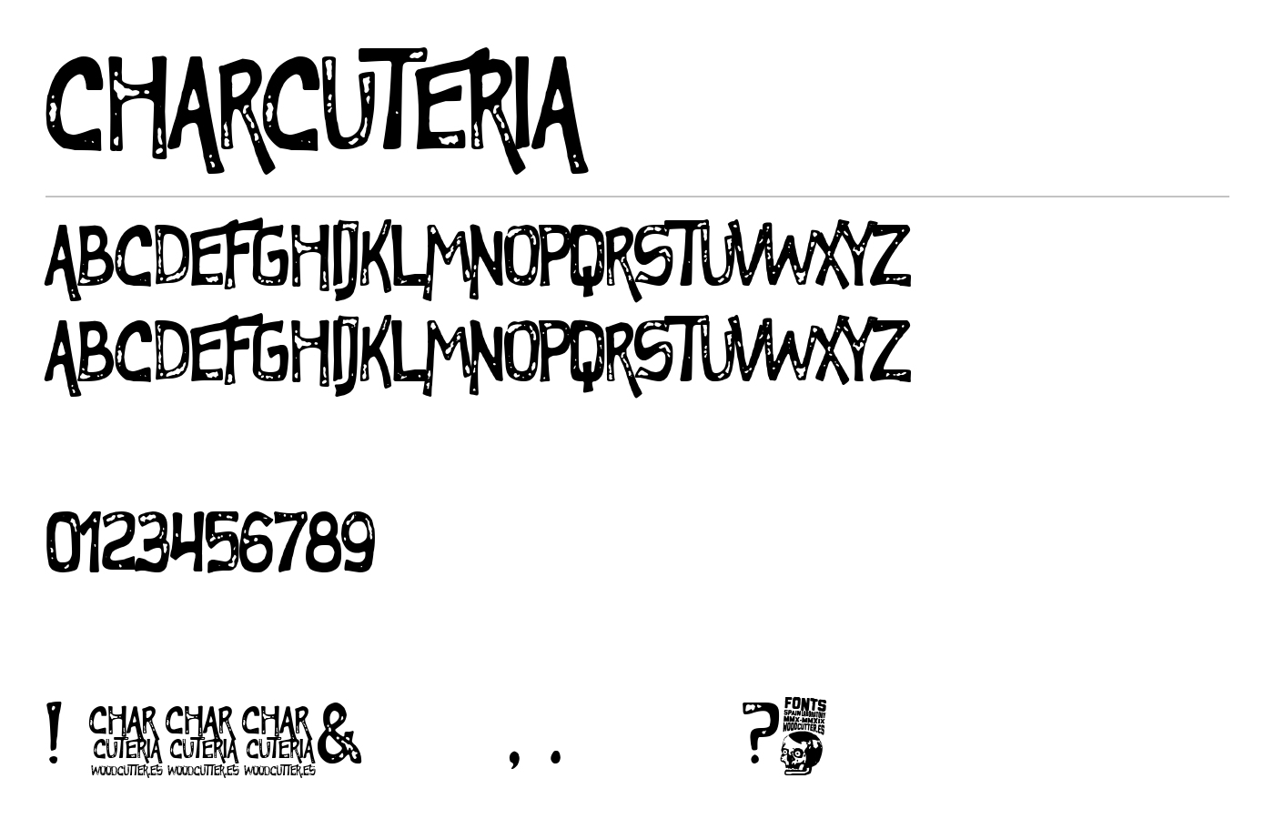 Charcuteria Font preview