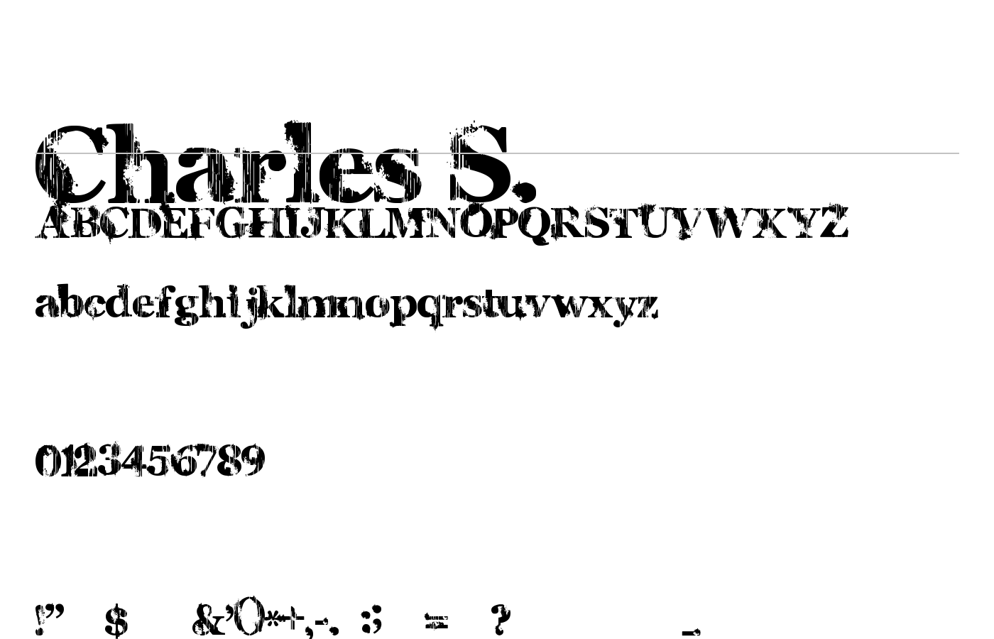 Charles S. Font preview