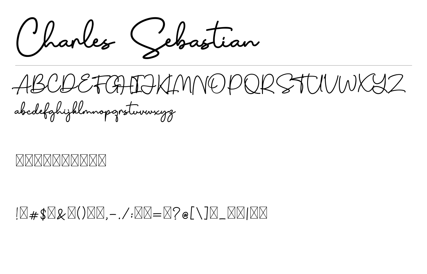 Charles Sebastian Font preview