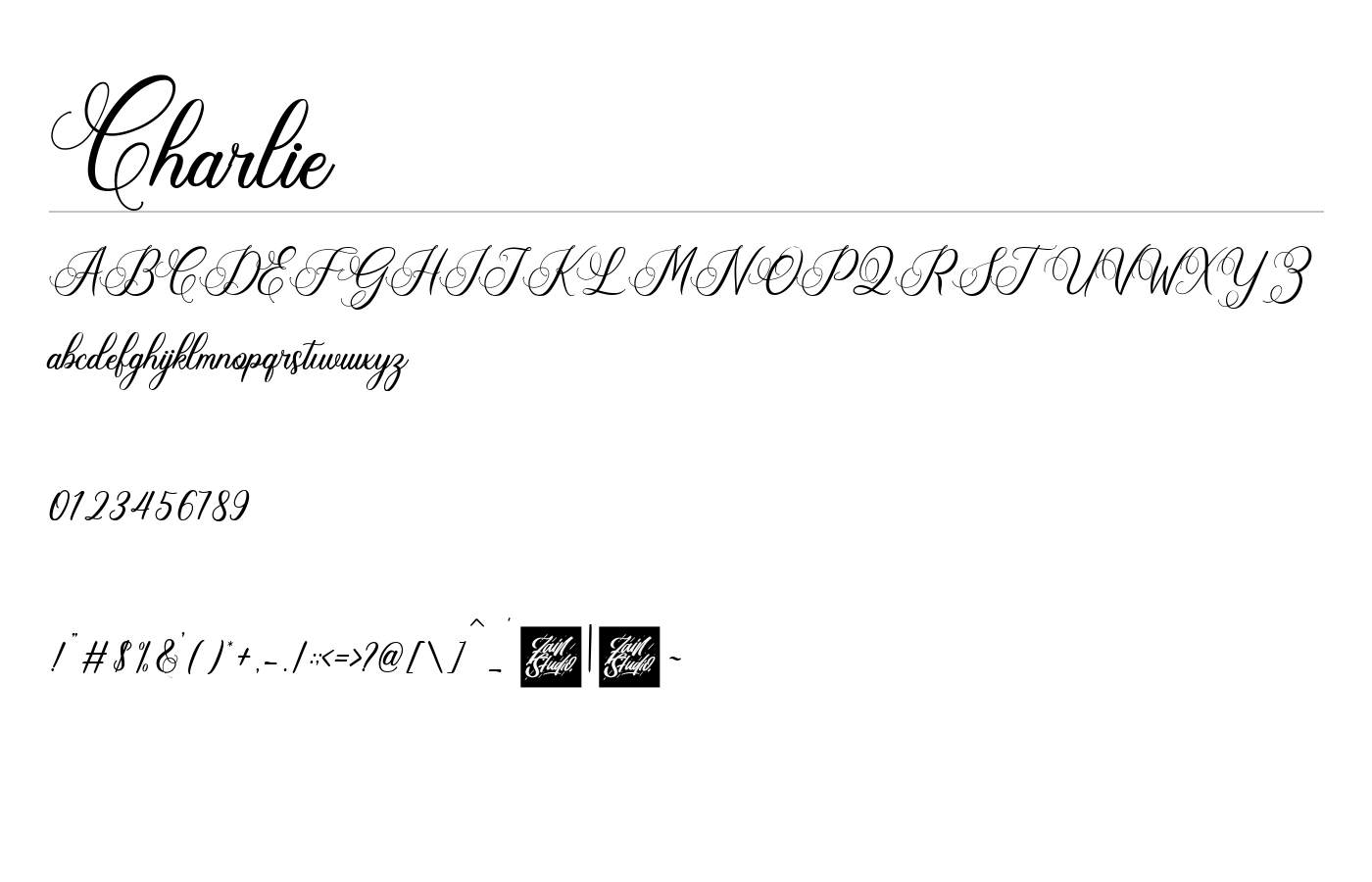 Charlie Font preview