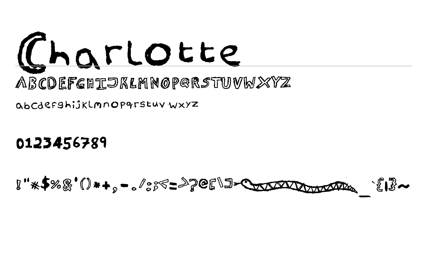 Charlotte Font preview
