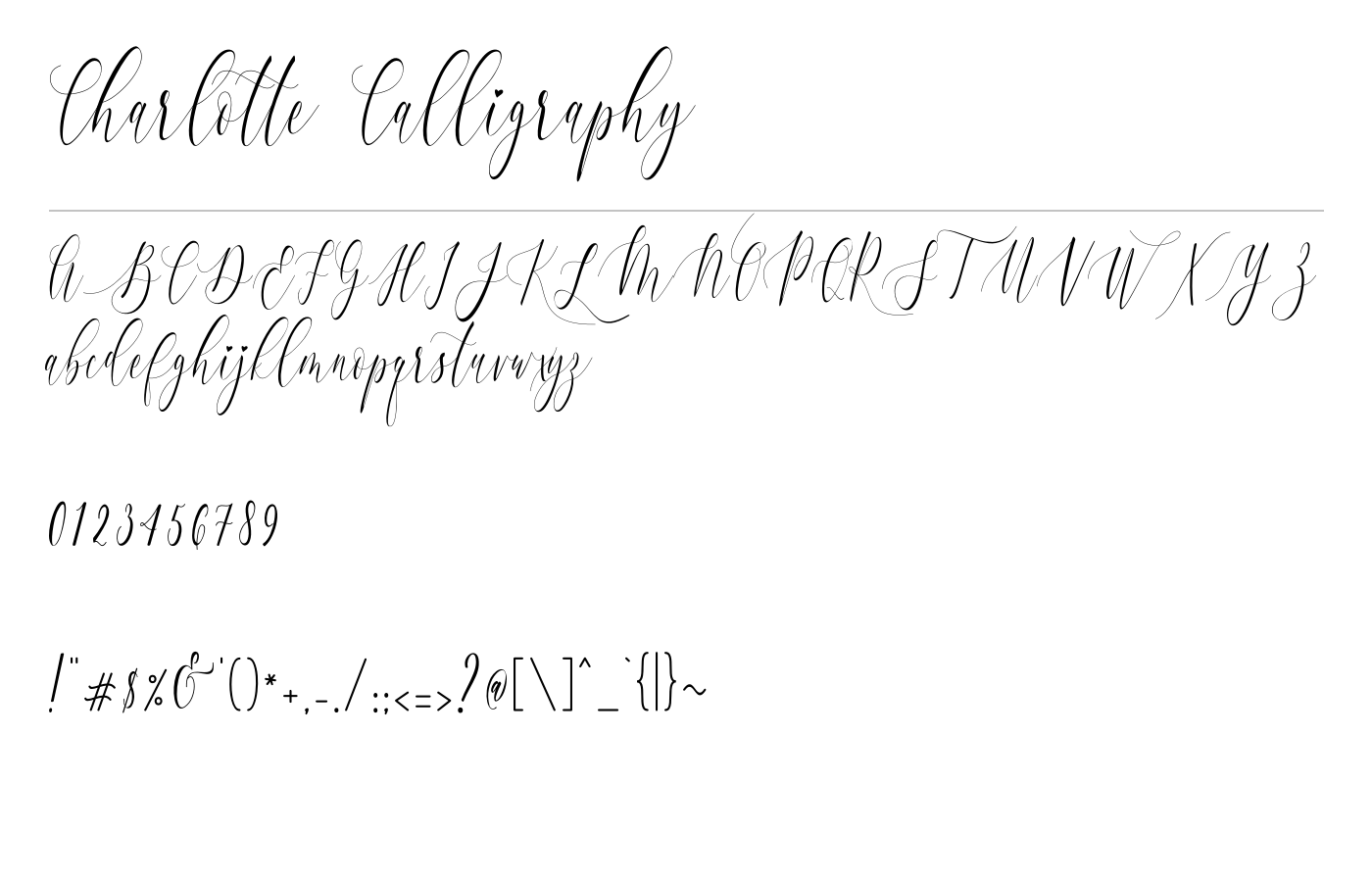 Charlotte Font preview