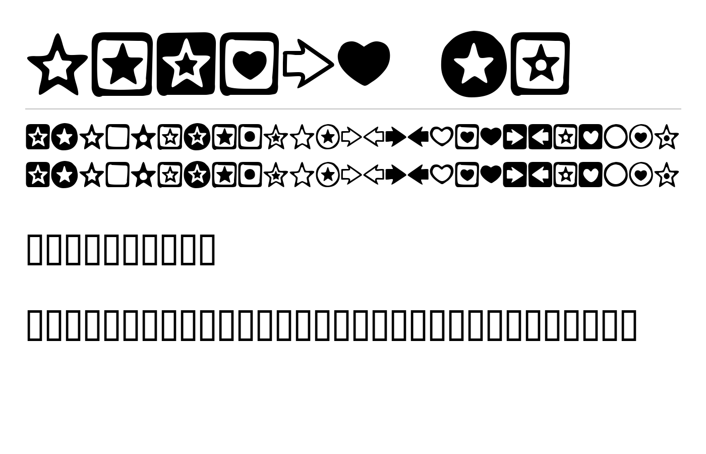Charms BV Font preview
