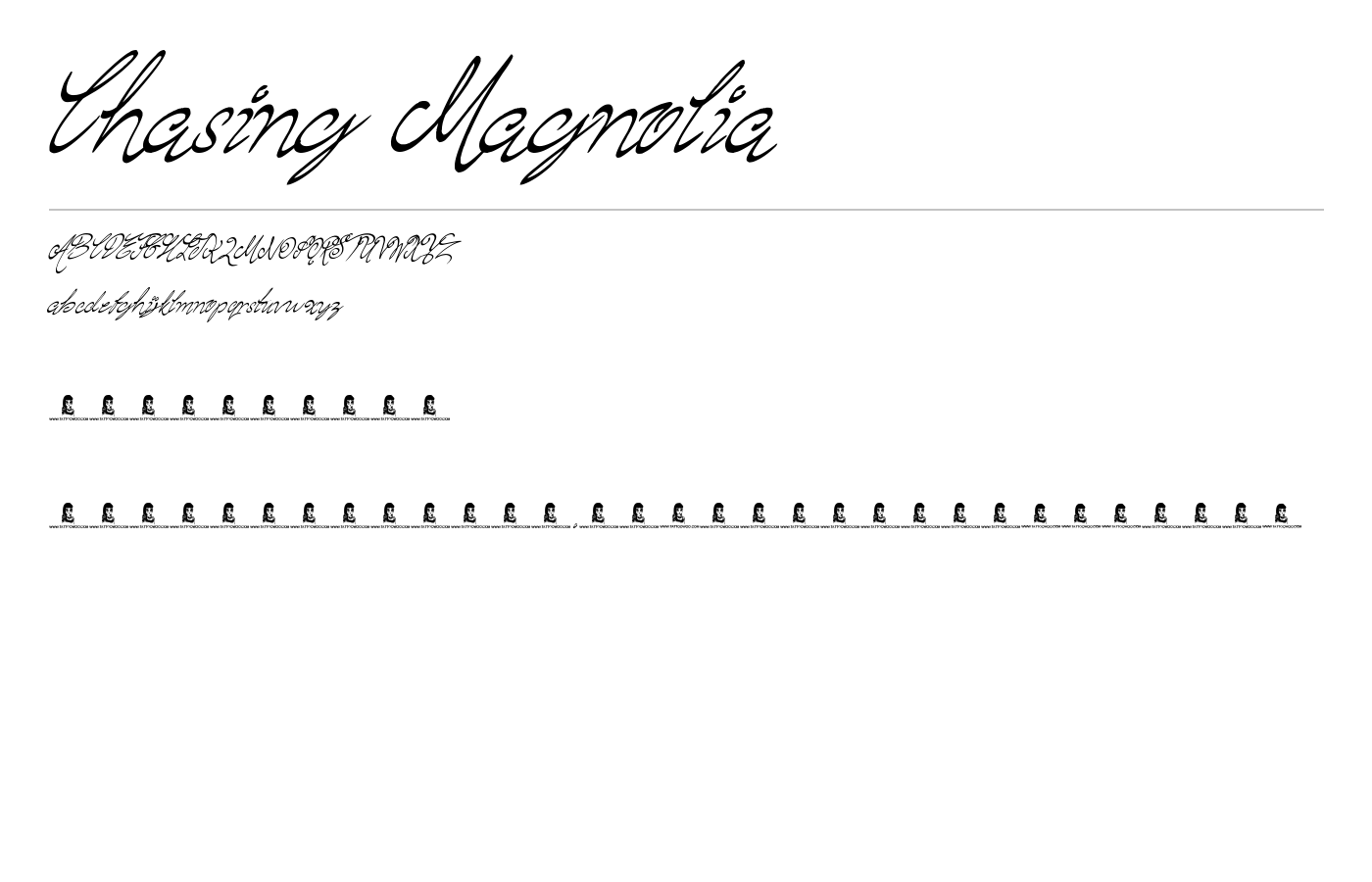 Chasing Magnolia Font preview
