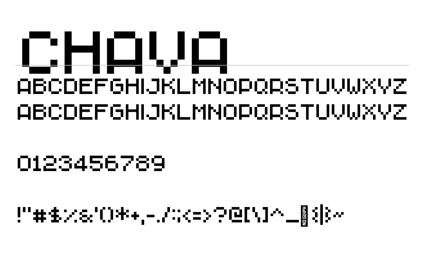 Chava Font preview