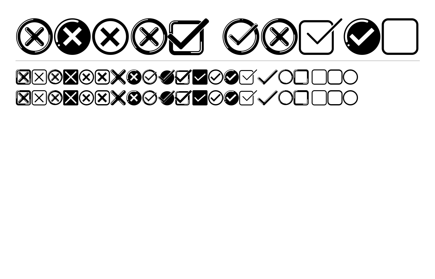 Check Icons Font preview