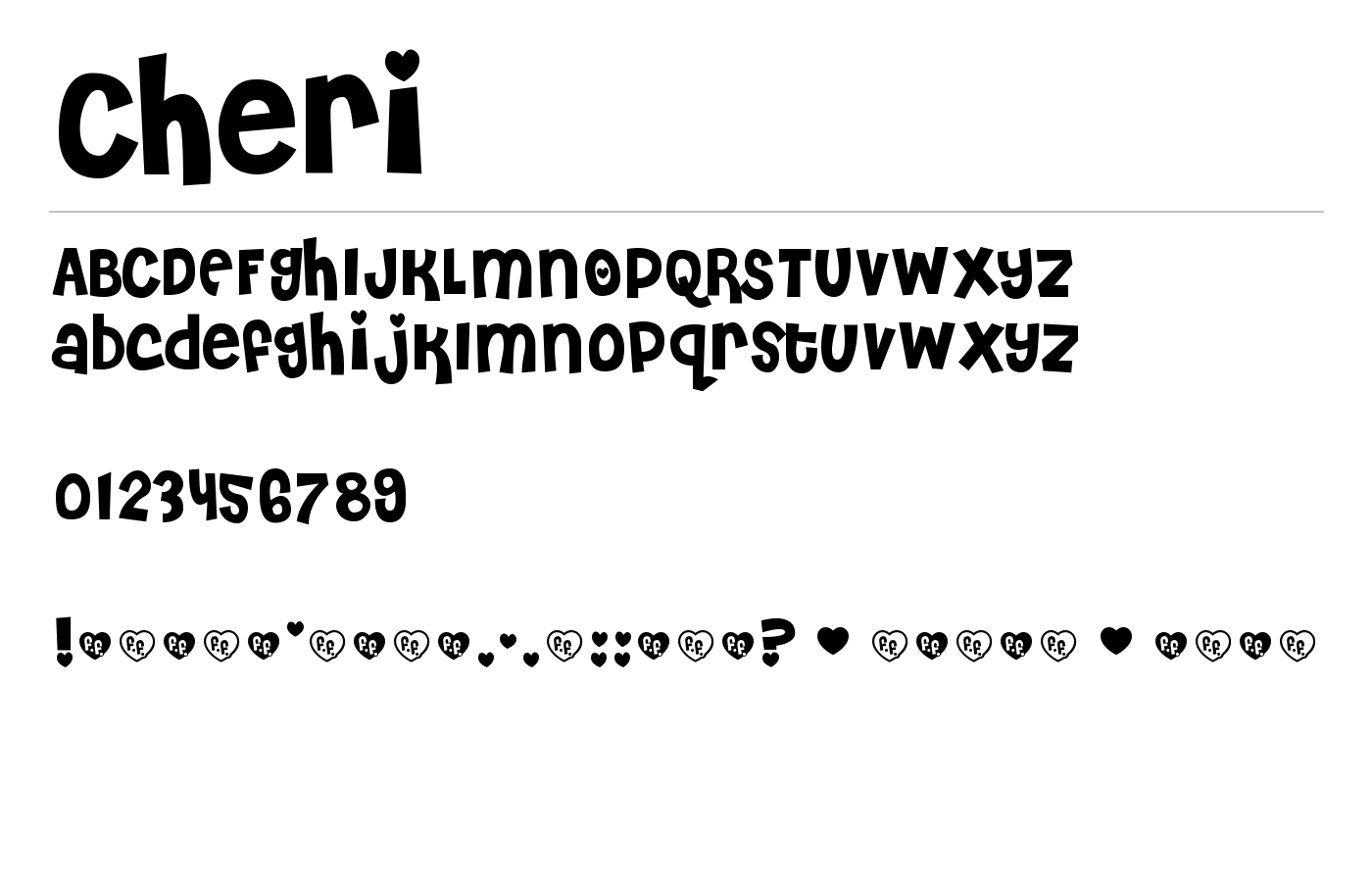 Cheri Font preview