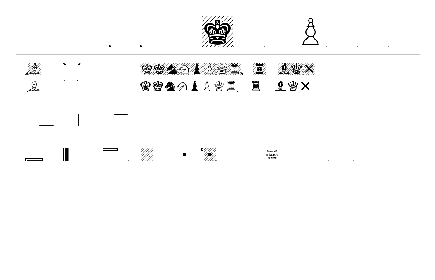 Chess Leipzig Font preview