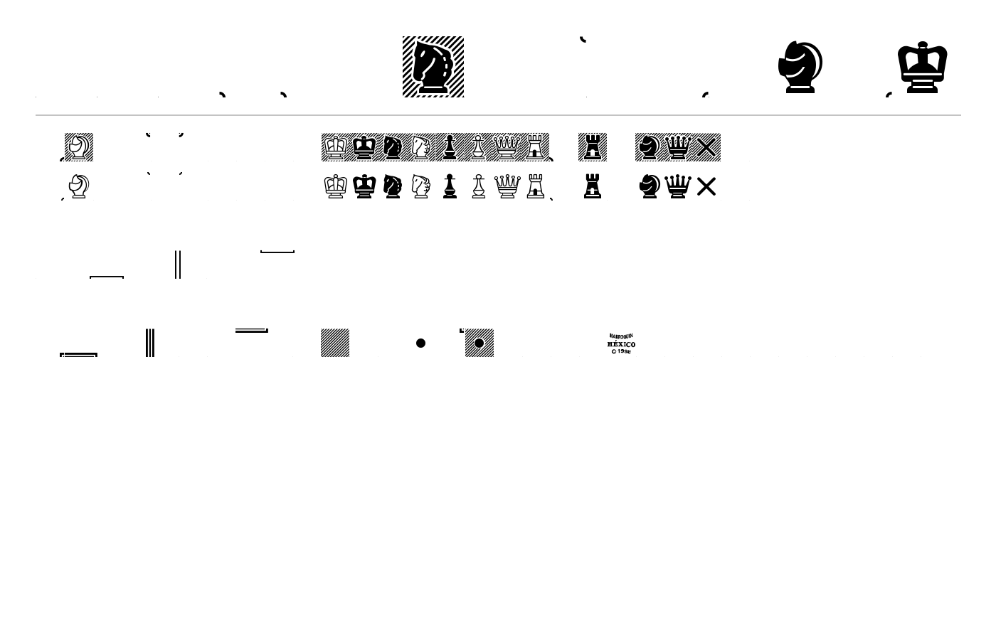 Chess Mediaeval Font preview