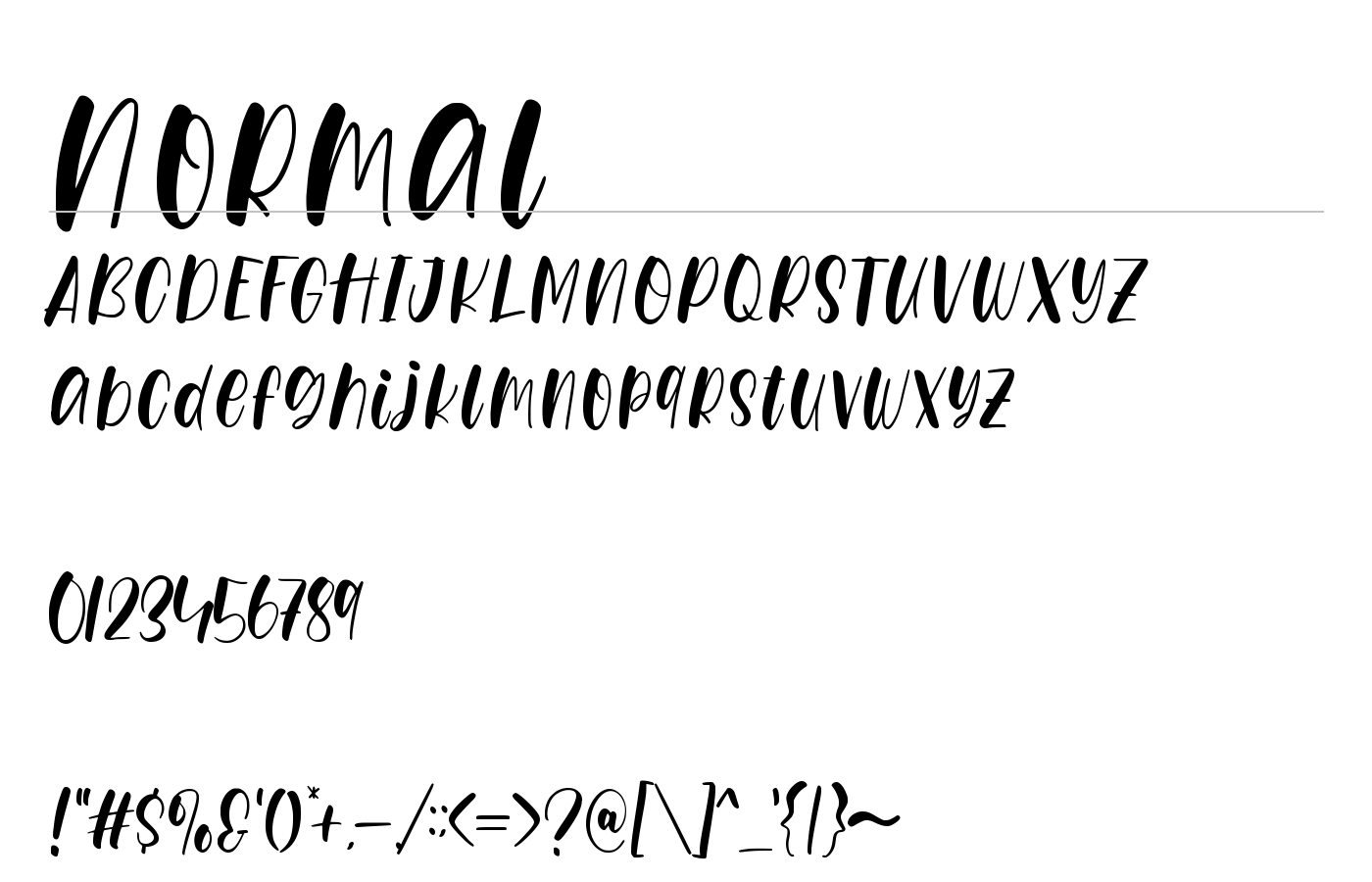 Chickyplum Font preview