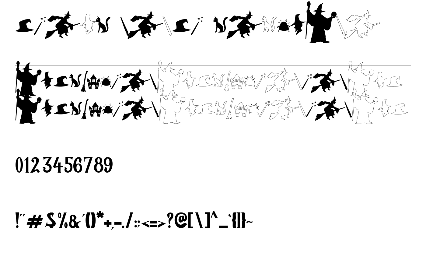 Child Witch Font preview