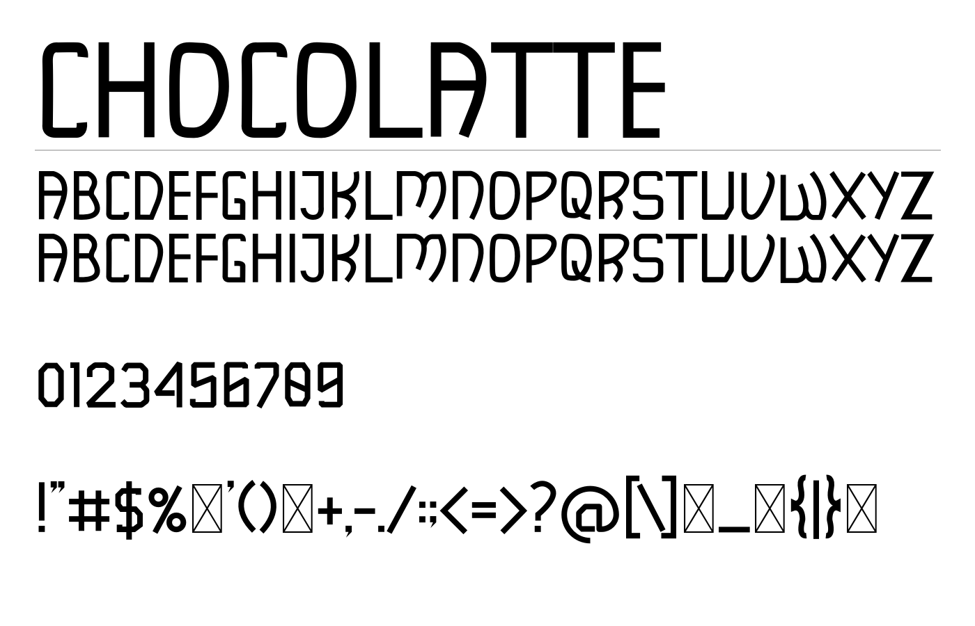 Hi In Font Chocolatte Font Download for Free