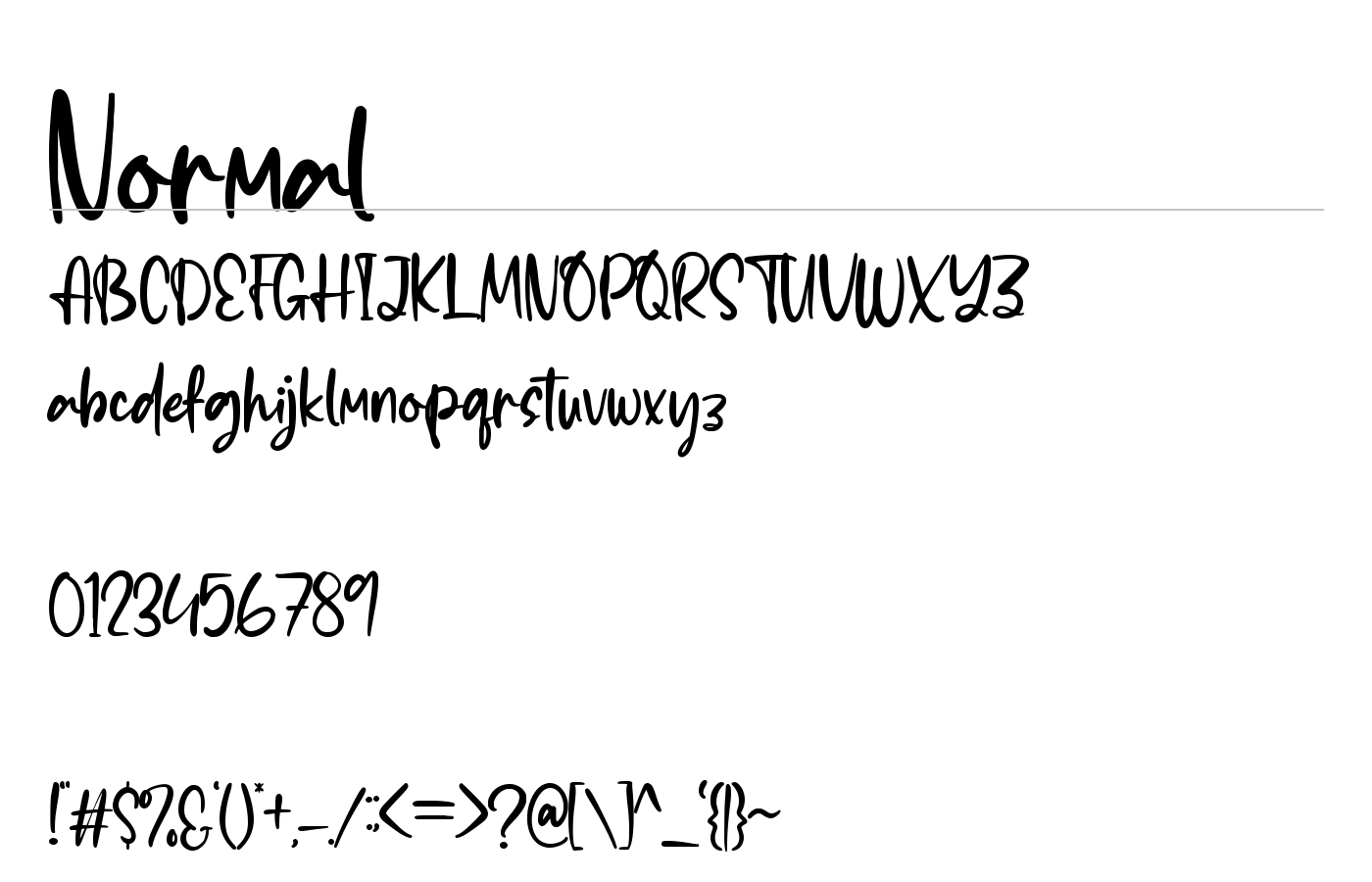 Chromatical Font preview