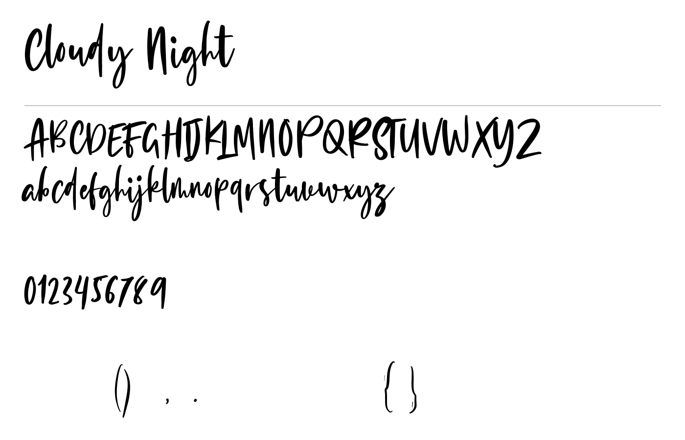 Cloudy Night preview