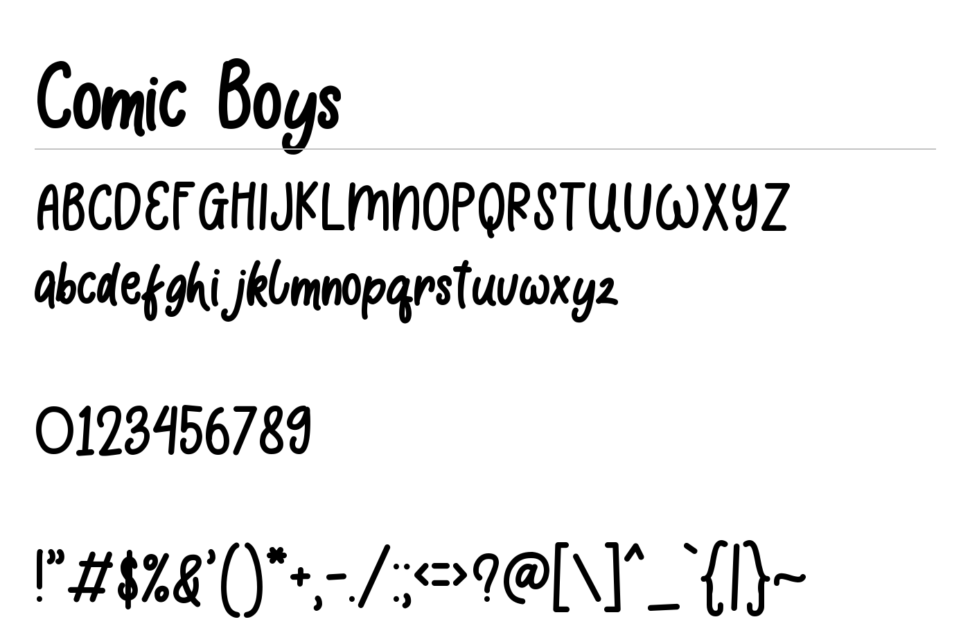 Comic Boys preview