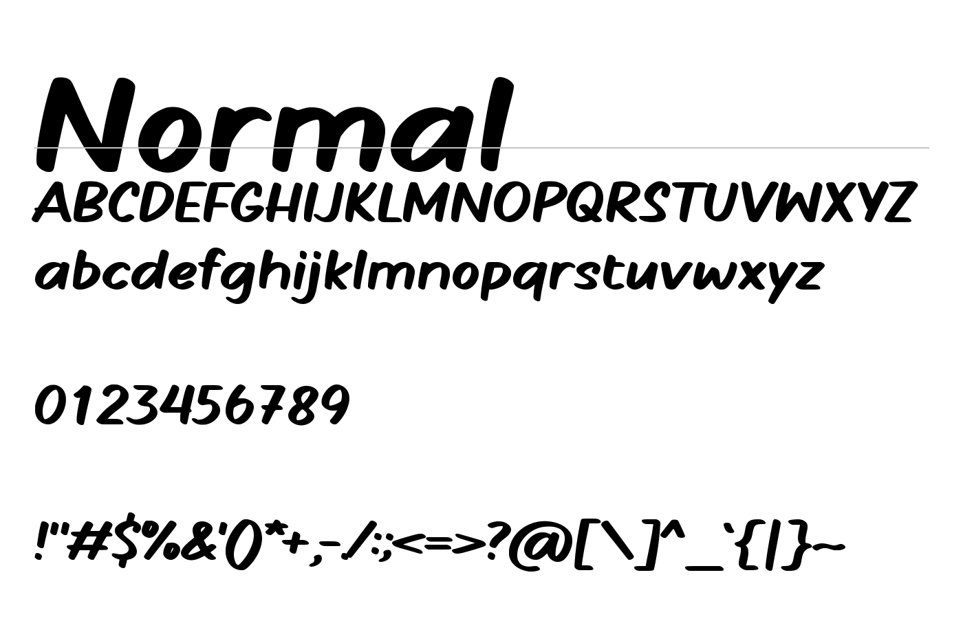 Comickes Font preview