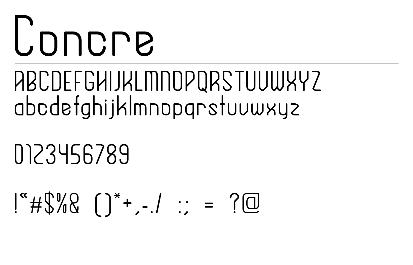 Concre preview