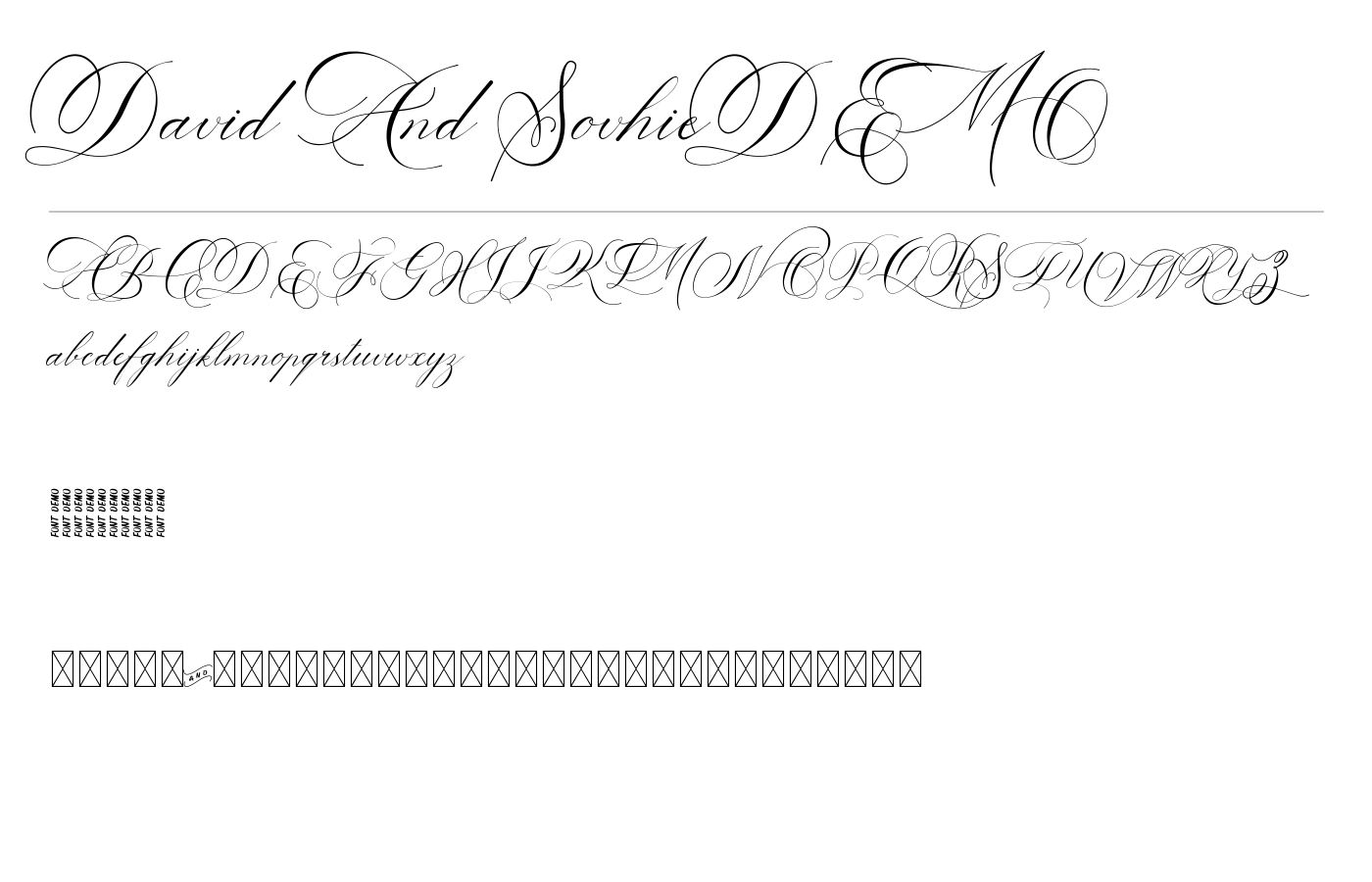 David and Sovhie Font preview