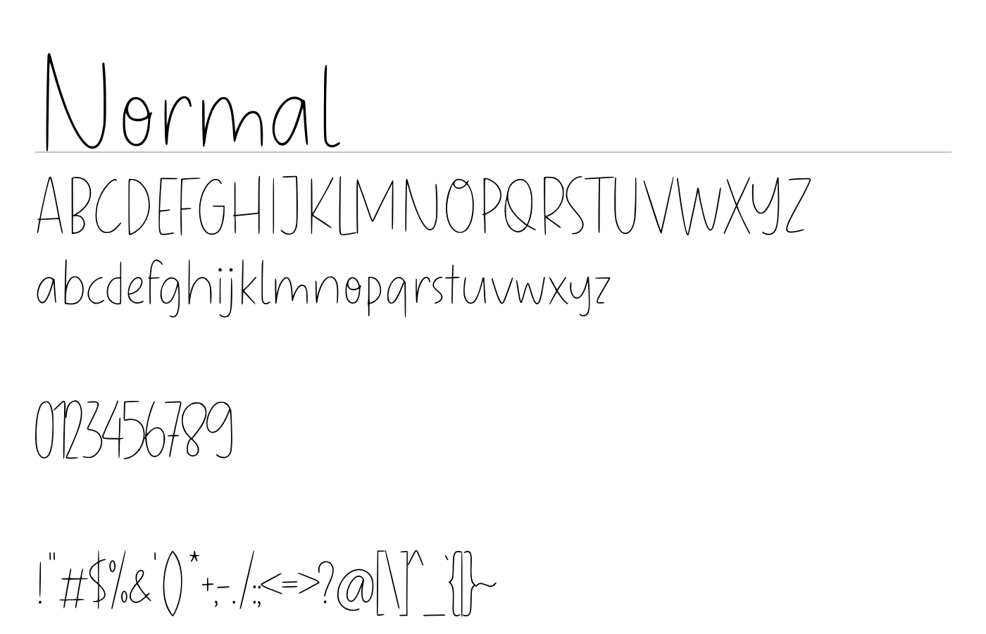 Elfeylasting Font preview