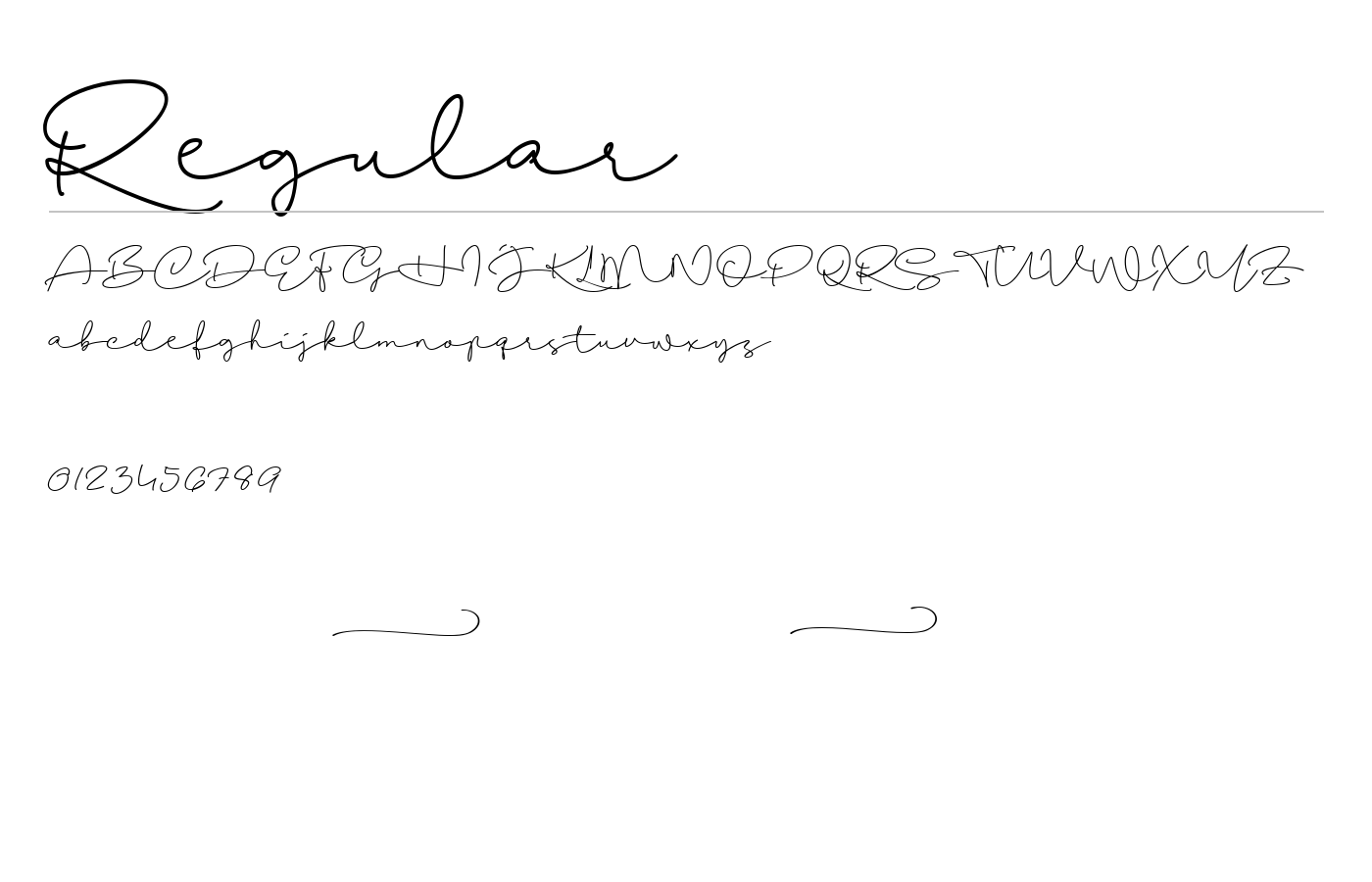 Elista Font preview