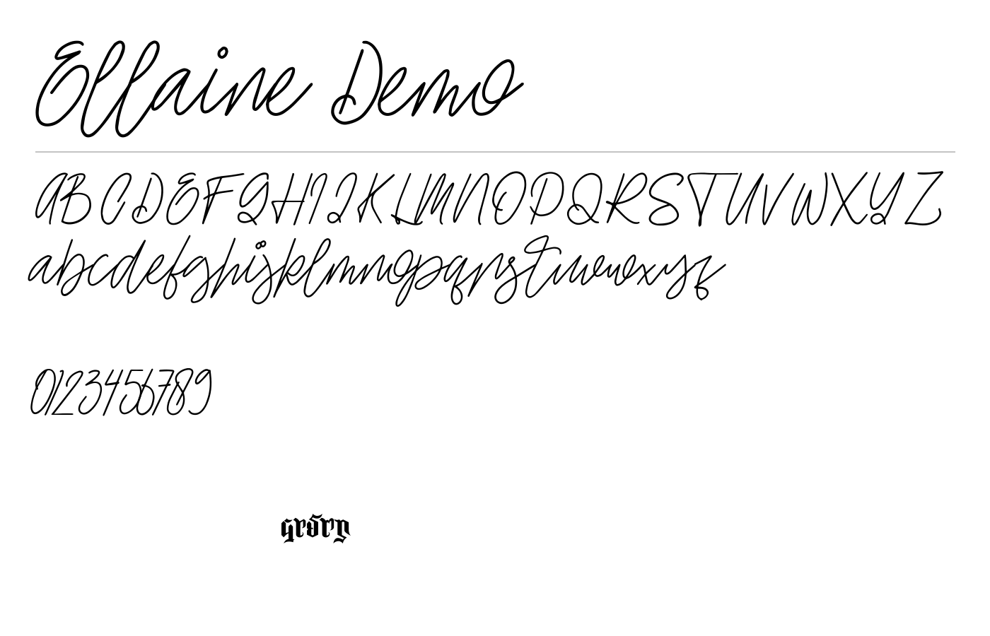 Ellaine Font preview